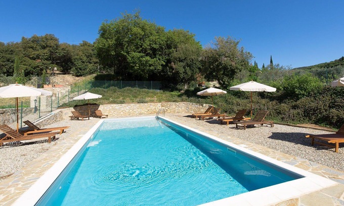 Villa A Sesta Apartment | Lovely apartment for 5 people with WIFI, A/C, pool, TV, patio and panoramic view