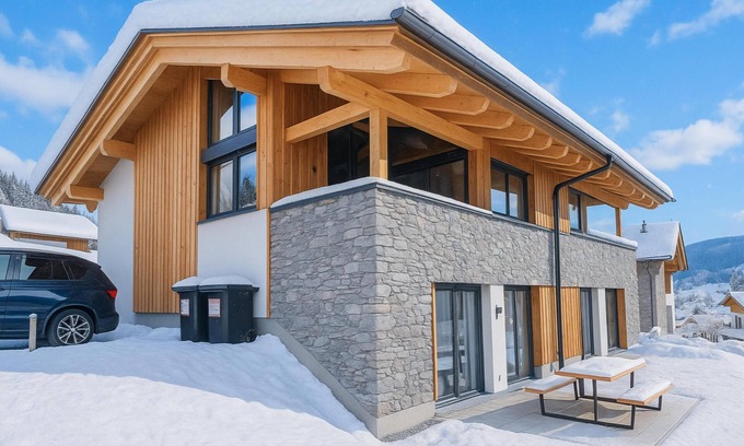 Sankt Lambrecht House | Lovely ski in-ski out lodge with infrared sauna