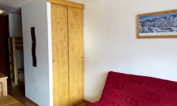 Les Menuires Apartment | Lovely south-facing mountain studio for 4 people, Les Ménuires