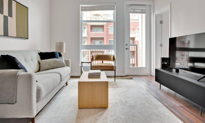 Uptown Apartment | Lovely Uptown 1BR w/ W/D, Gym & Pool, walk to RiNo bars, by Blueground