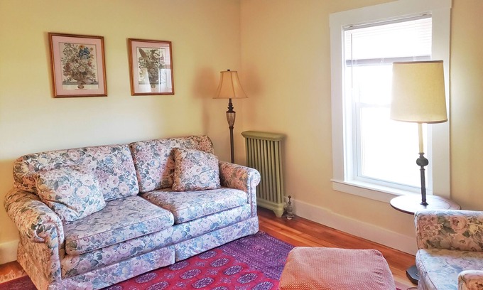 Northampton Apartment | Low-scent, historic downtown gem with sustainability practices throughout.
