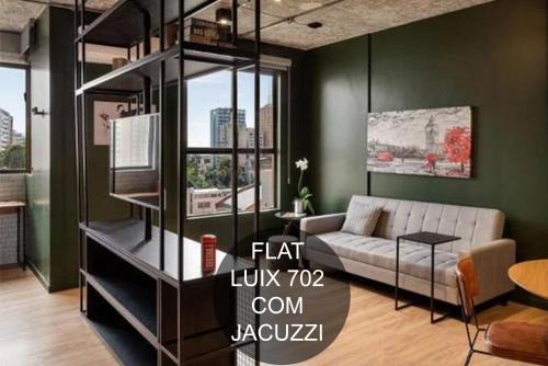 Centro Apartment | Luix Londrina Flat Hotel c jacuzzi, 43m2