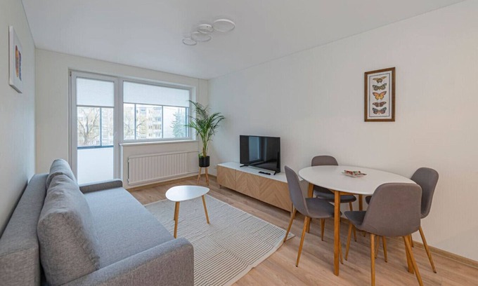 Kaunas Apartment | Luminious ap w balcony by PoloApartments