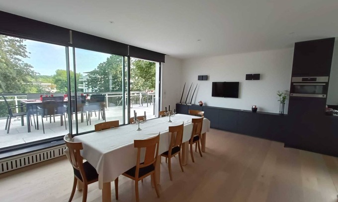 Sint-Pieters-Woluwe Apartment | Luminous Penthouse in the elegant district of Brussels,very design 70 m2 terrace