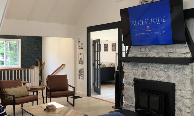 Lake Carmel Ski Chalet | Lux Haven Oasis retreat just 1 Hr from NYC Fully Furnished Rental in Carmel, NY!