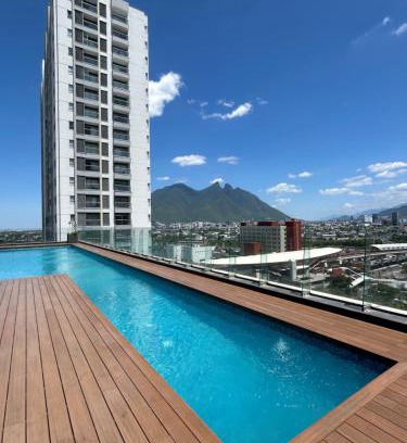 Monterrey Centro Apartment | Lux Loft Apt Rio Santa Lucia King size, Swim Pool, Free Parking, Gym, Kids Club