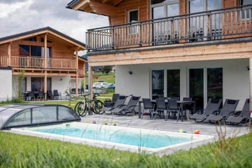 Inzell Ski Chalet | Luxalps- Chalets Inzell- Sauna- Skifahren- Wandern- Natur- Chiemgau Card