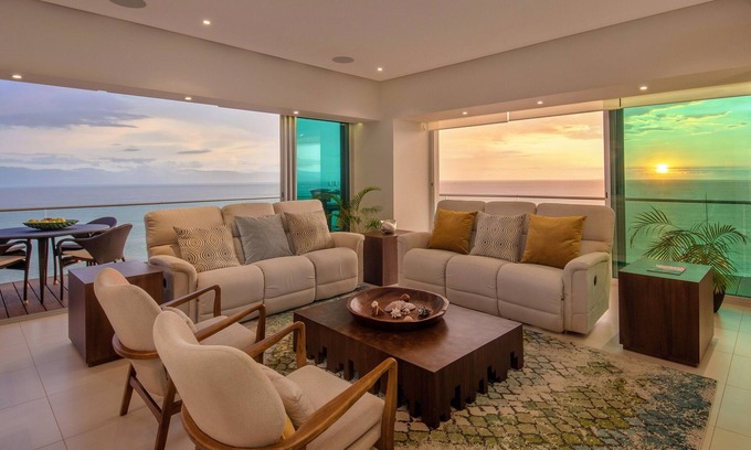 North Hotel Zone Condo | LUXE 4000 sqft|On The Beach|Wraparound Deck|Views