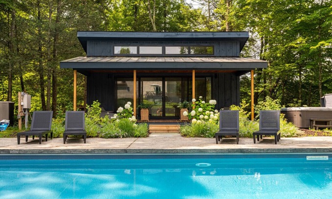 Cottekill House | Luxe Pool Retreat in High Falls