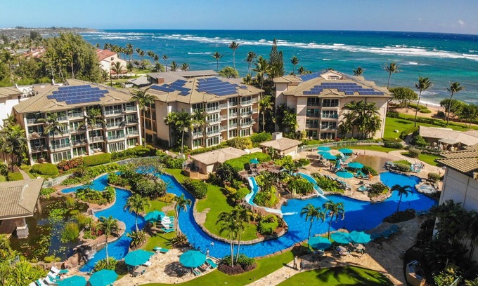 Wailua Condo | Luxurious 2BR Beachfront Waipouli Resort, AC, Wifi, Steps to Beach