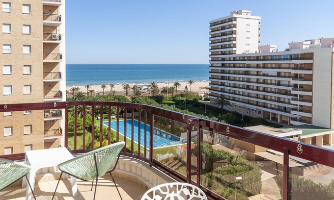 Grau i Platja Apartment | Luxurious Apartment 50 m from beach, wonderful views, pool, wifi,air conditioned