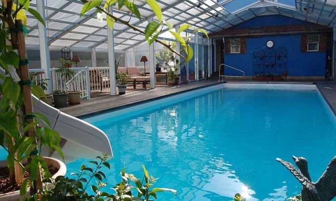 Everson Cabin | Luxurious Glamping Tent with heated indoor pool