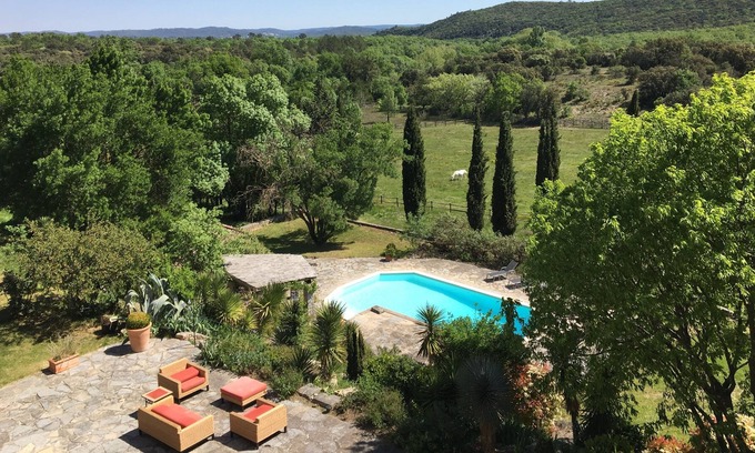 Brouzet-les-Quissac House | Luxurious old stonehouse with pool, beautifully situated amidst vineyards