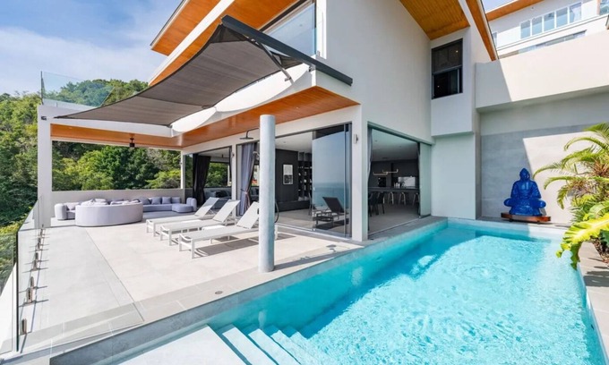 Choeng Mon Villa | Luxurious 5-bedroom villa in Plai Laem with sea views, saltwater pool, and daily maid service