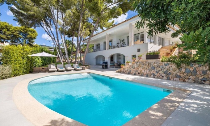 Cas Catala Villa | Luxurious villa with heated pool and outdoor jacuzzi. Sea and Mountain views