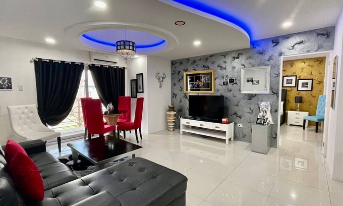 Lourdes North West Apartment | π Luxury 2 Large Bedroom at new KANDI PALACE & Balcony
