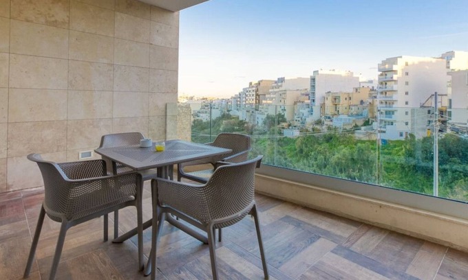 Ta' Giorni Apartment | Luxury 3BR home in St Julians with private terrace