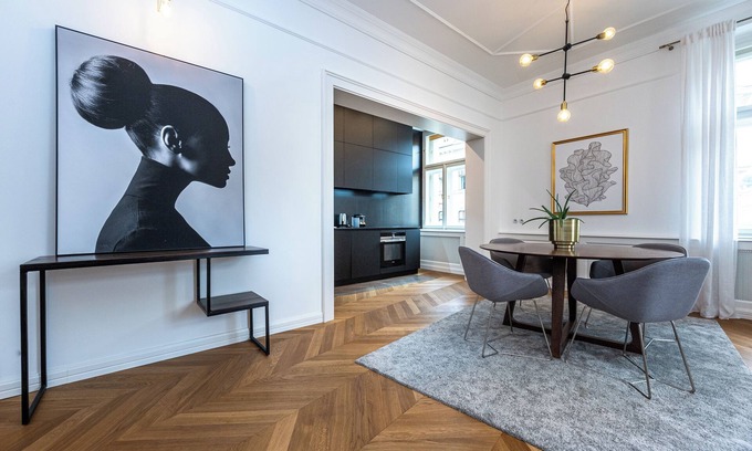 Andel Apartment | Luxury apartment in the city centre by Vltava River bank