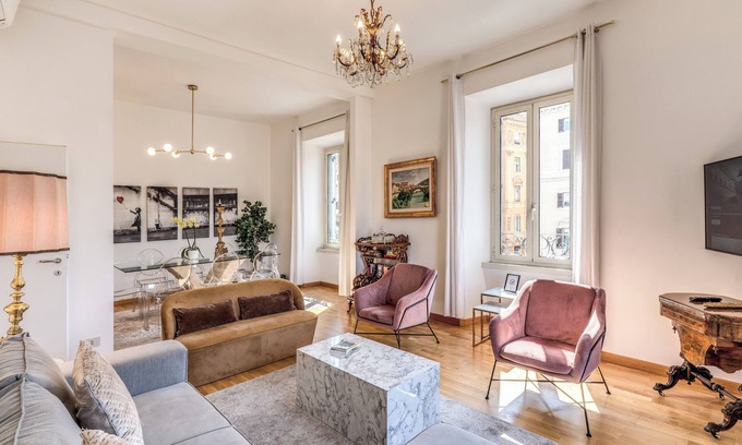 Rione XI Sant'Angelo Apartment | Luxury Apartment with a view - 6 AC/Wifi/Heat/Elevator