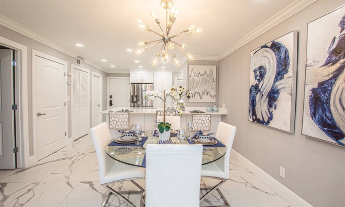 Wesley Chapel Condo | Luxury Ground-Floor Condo w/King Bed, Gourmet Kitchen & Private Patio – Relax & Unwind in Style!