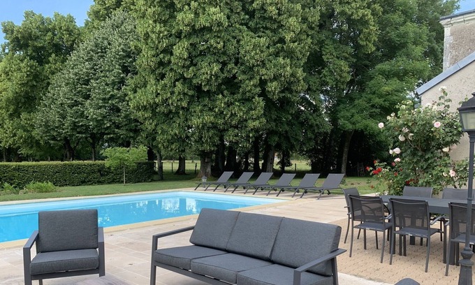 Luynes House | Luxury pool property Tours and Loire Castles