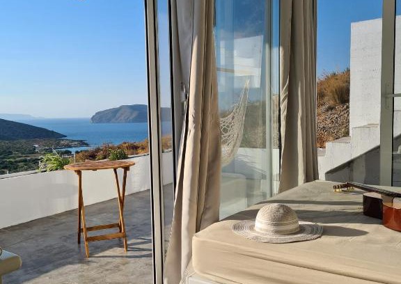 Pefki House | Luxury Sea View Cottage in Quiet Olive Grove
