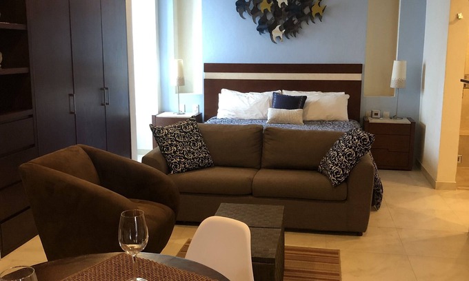 Emiliano Zapata Apartment | Luxury Studio in Heart of Romantic Zone Fun!