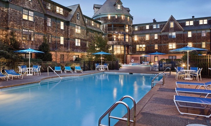 The Point Resort | Luxury Suite at oceanfront resort, Downtown Newport, pools at Wyndham Long Wharf