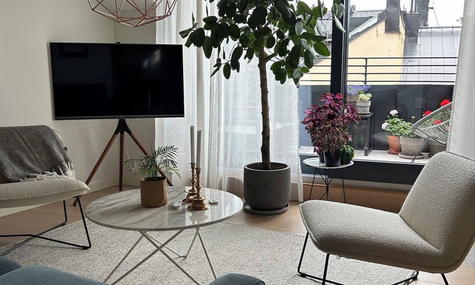 Sodermalm Apartment | Luxury top floor apartment trendy Sodermalm