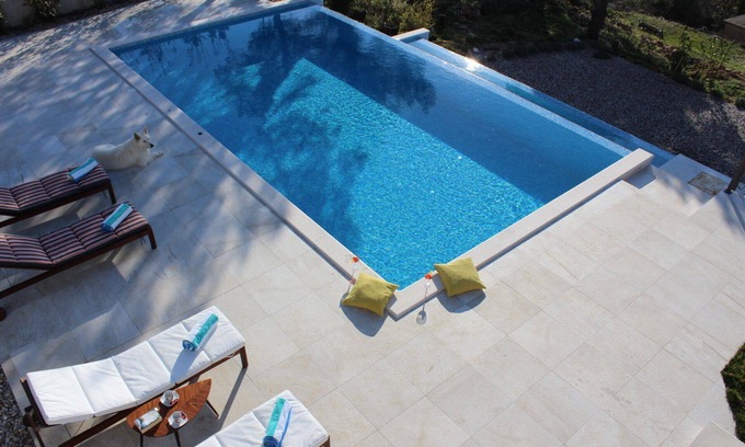 Tucepi Villa | Luxury Villa Yanko,4 bedrooms, great heated pool, breathtaking sea view,hot tub
