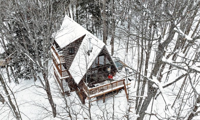 Huntsville Cabin | Magical TreeHouse I Hot Tub, Fireplace, Pets OK