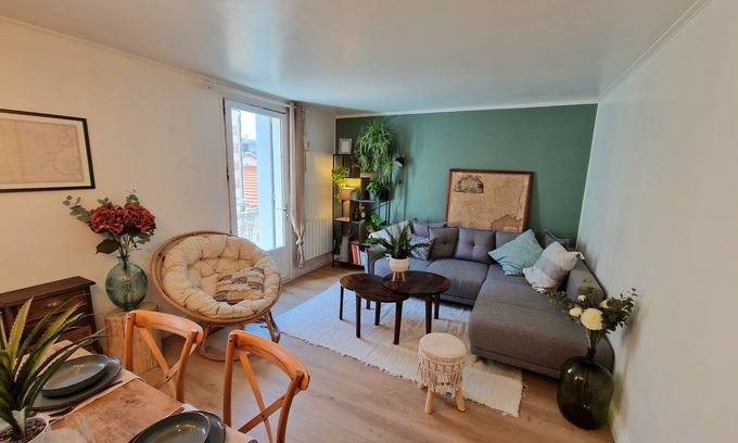 Lemasson Apartment | Magnificent, cosy T3 with all comforts and close to the center