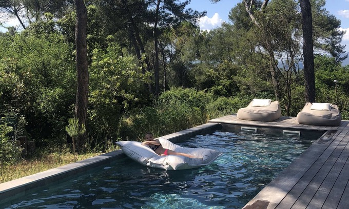Montferrier-sur-Lez House | Magnificent architect-designed house in the pines overlooking Pic sur Loup
