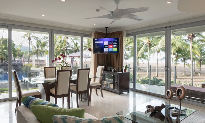 Jaco Condo | Magnificent Luxury True Beachfront Condo Unbeatable Commodities - 3 Br/3.5 B