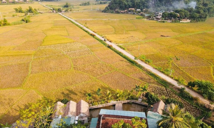 Mai Chau House | mai chau rice fields homestay