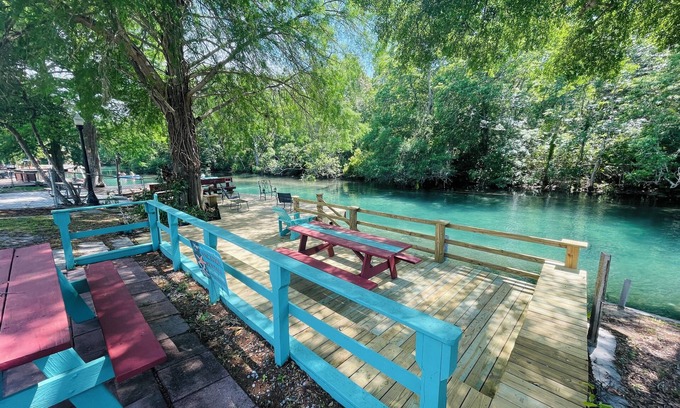 Weeki Wachee Gardens House | Main River house: Includes Kayaks, Canoe, Game Rm, Weeki Spring behind home,