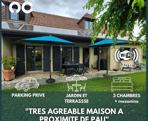 Gelos House | Maison familiale avec jardin - Proche Centre Pau