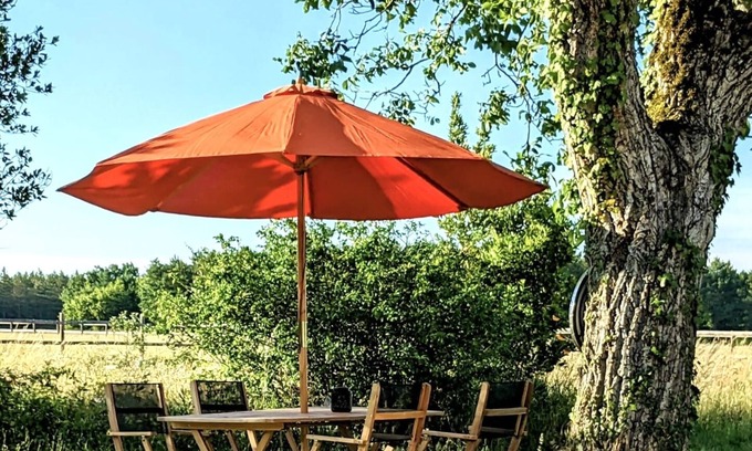 Fontaines-en-Sologne Apartment | Maison MOZ Studio Terrasse Pour un Séjour Intime Entre Chambord et Cheverny