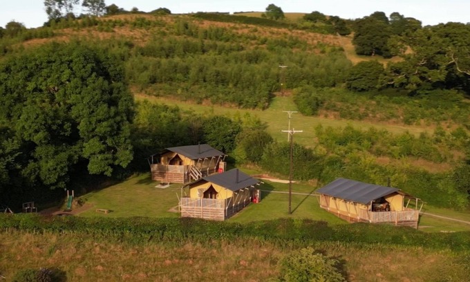 Tiverton Cabin | Maple, Birch and Oak Safari Tent, three family friendly tent in Devon