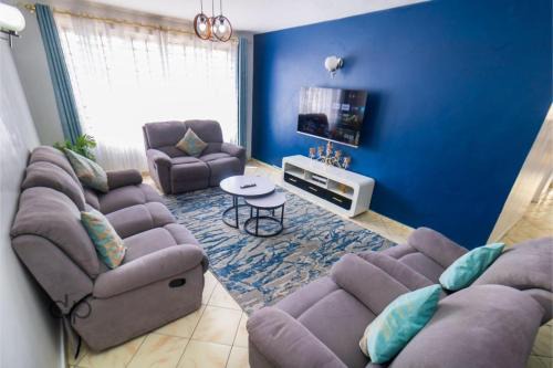 Hospital Apartment | Milimani 3BR By Skyline Villa