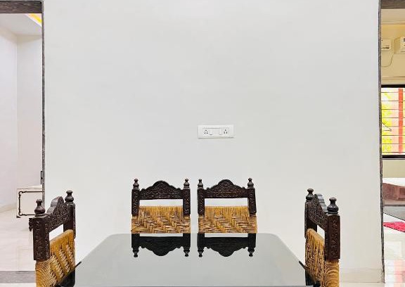 Raipur Apartment | Minimalist 3BHK Flat in Central Raipur with Office Space