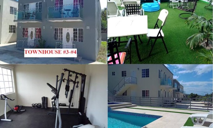 IronShore Estates House | MIRANDO PLACEnTwo X 2 BED 2 BATH TOWNHOUSE #3-#4 GYM+PooL+HOT TUB. SLEEPS 14 PPL