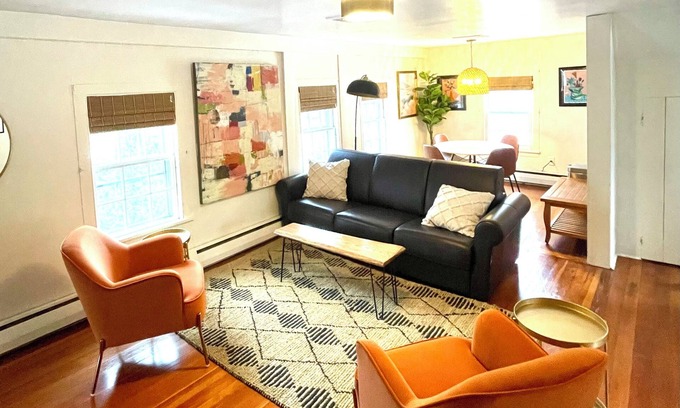 Guilford House | Mod Apartment in Historic Home
