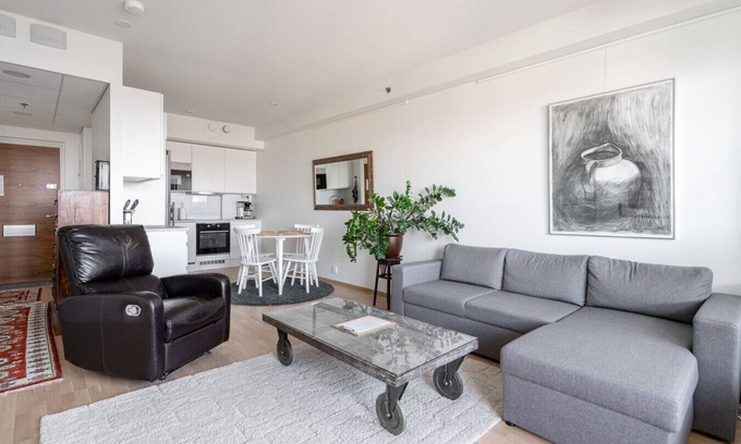 Tampere Apartment | Modern 1BR Apt with Amazing Views, Balcony & Sauna