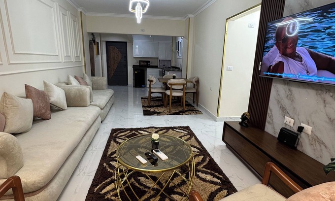 Al Khankah Apartment | Modern 2-Bedroom Apartment in Obour City – A/C, WiFi & More!