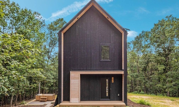 Rileyville Ski Chalet | Modern 2-Bedroom Scandanavian Style Chalet Near Shenandoah Natl Park w/Hot Tub