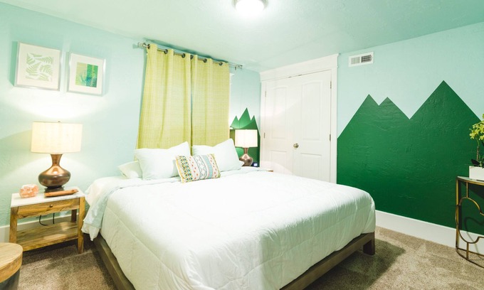 Highland House | Modern American Fork Canyon Basement with Separate Entrance and stunning views