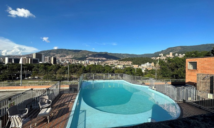 La Candelaria Apartment | Modern Apartment with Swimming Pool in Medellin PIE DEL CERRO