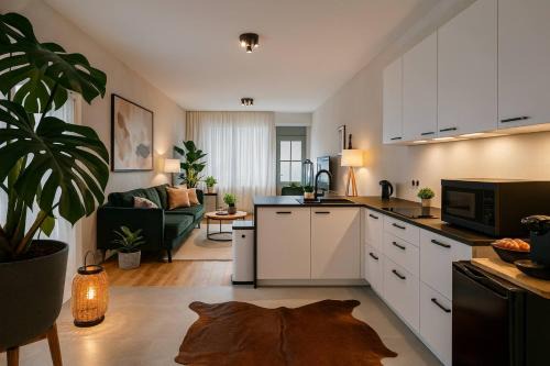 Antwerp Apartment | Modern Comfort - Bus & Tram at Door