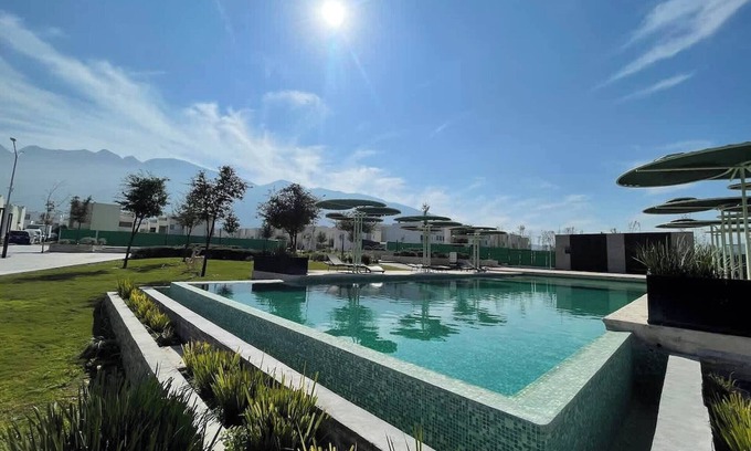 Monterrey House | Modern home with pool, garden & 24 7 security